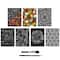 Brea Reese™ 6" x 8" Festive Harvest Scratch Art Paper Pad